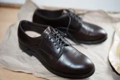 革靴 Rutt Shoes プレーントゥ ダークブラウン 革靴 Rutt Shoes プレーントゥ ダークブラウン