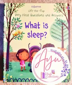 英語絵本 Usborne what is sleep しかけ絵本 洋書