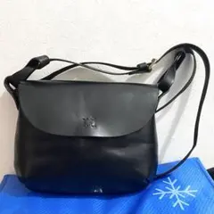 slow スロー　スロウ　黒 レザー ショルダーバッグ 本革