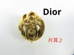 Christian Dior イヤリング 片耳 ゴールド クリスチャンディオール