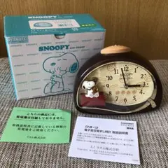 最終値下げ‼︎スヌーピー 目覚まし時計　リズム