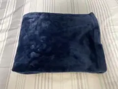 アイリスプラザ　ひざ掛け　ブランケット　100×70cm ネイビー