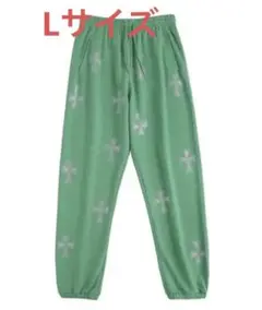 UNKNOWN アンノウンGREEN RHINESTONE JOGGER