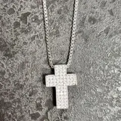 美品‼️クロスペンダント ネックレス シルバー
