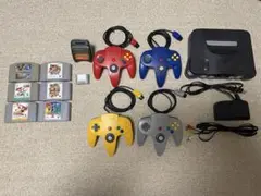 NINTENDO64本体 コントローラー4、64GBパック、コントローラーパック
