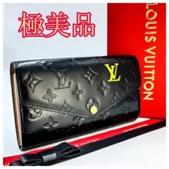 0613★極美品★ ルイヴィトン モノグラム ヴェルニ 長財布 ブラック