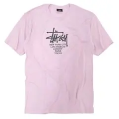 Stussy ステューシー　ワールドツアー　ピンク