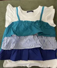moujonjon フリル付きトップス 100cm