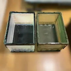 折りたたみコンテナ 50L (外形53cm×36cm×33cm) × 2個
