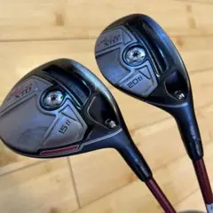 Adams XTD FW 15° UT 20° 純正カーボン2本セット