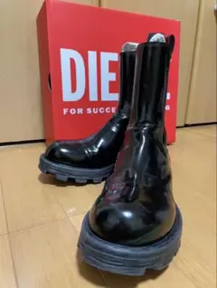 定価6万 DIESEL D-HAMMER CH W ブーツ ブラック 39