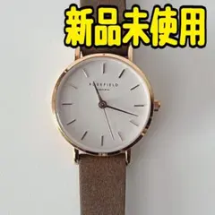 新品　ROSEFIELD クォーツ レディース 腕時計　レザーベルト　グレージュ