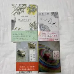 山本文緒 エッセイ 4冊セット 日々是作文 再婚生活 無人島の二人 残された呟き