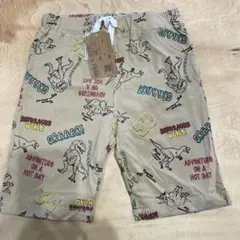 【新品未使用タグ付き】恐竜プリント ハーフパンツ 120cm 男の子　半ズボン