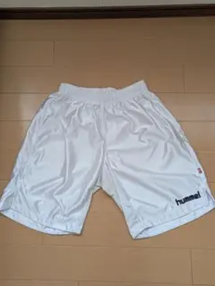 hummel ホワイト ハーフパンツ