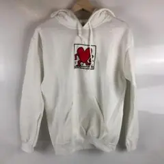 KEITH HARING 長袖 パーカー ホワイト メンズ ブランド