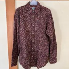 花柄シャツ　長袖　vintage