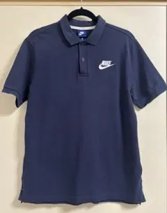Nike ネイビー ポロシャツ Ｌサイズ