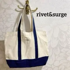 rivet&surge リベットアンドサージ トートバッグ 紺 ネイビー