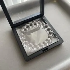 透明水晶　ブレスレット　泡泡水晶　クリア