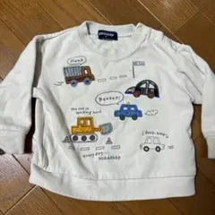 klädkäp 車刺繍 トレーナー　90