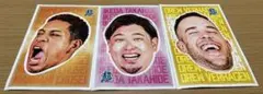 北海道日本ハムファイターズ　超夏祭りステッカー 万波中世・池田隆英・バーヘイゲン