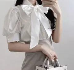 GRL ボウタイブラウス [k8828w]