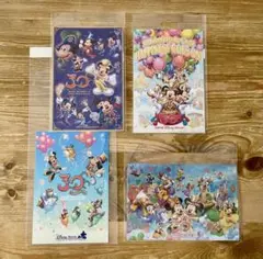 ディズニーランド【30周年　ポストカード】4枚セット