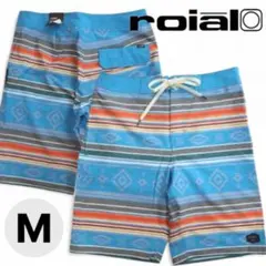 roial ロイアル マルチボーダー柄 ボードショーツ サーフパンツ 水着 30