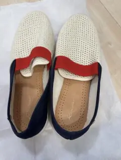 Rivieras リビエラ　スリッポン　25.5〜26cm トリコロール