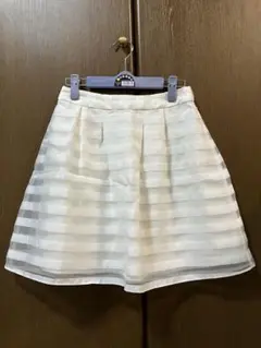 INGNI フレアスカート リボン付き
