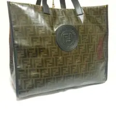 FENDI ✨フェンディ ズッカ トートバッグ ハンドバッグ ブラウン