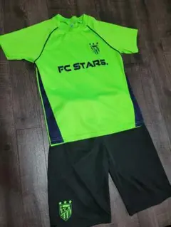 FC STARS 蛍光グリーン ジャージセット