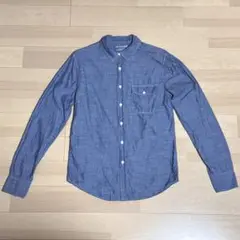 SAVE KHAKI UNITED 長袖シャツ ブルー アメリカ製