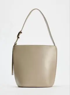 【新品未使用】ZARA ミニマル バケットバッグ