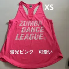 超美品　ZUMBAズンバXS 正規品タンクトップ　ショッキングピンク