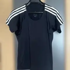 値下げ中　adidas 　半袖Tシャツ　黒　Ｓ　climaliteテクノロジー