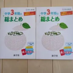 中学3年間の総まとめ 赤フィルター付き　2冊