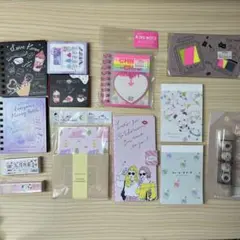 カラフル文房具セット 可愛い ふせん メモ 消しゴム