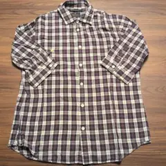 R.NEWBOLD チェック柄シャツ(M)