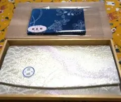 レディース 和装用 正絹長財布(木箱入) と ゆうぜんカード入れ セット