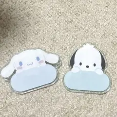 サンリオ　シナモン、ポチャッコ　名札