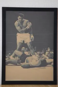 モハメド・アリ　ポスター　額付き