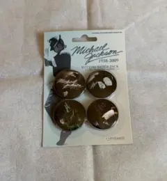 マイケルジャクソン　缶バッジ