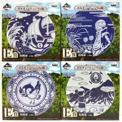 一番くじ ワンピース ガルチュー！！ゾウの国 E賞 和風皿 未開封 全4種セット