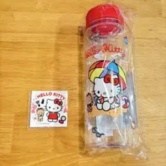 ハローキティ クリアボトル SHISEIDO 限定ステッカー 資生堂