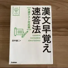 漢文早覚え速答法