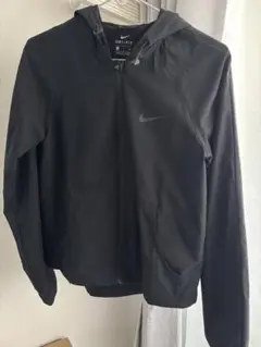 Nike DRI-FIT ブラック フード付きジャケット ウィンドブレーカー S