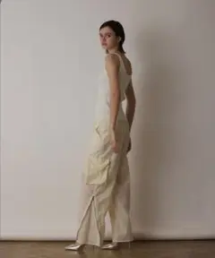 グレースコンチネンタル　ナイロンジップカーゴパンツ