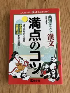 共通テスト　漢文　満点のコツ　未使用　美品